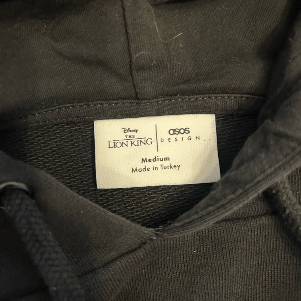 ASOS Black Hoodie with Lion King Design - Picture 4 of 4